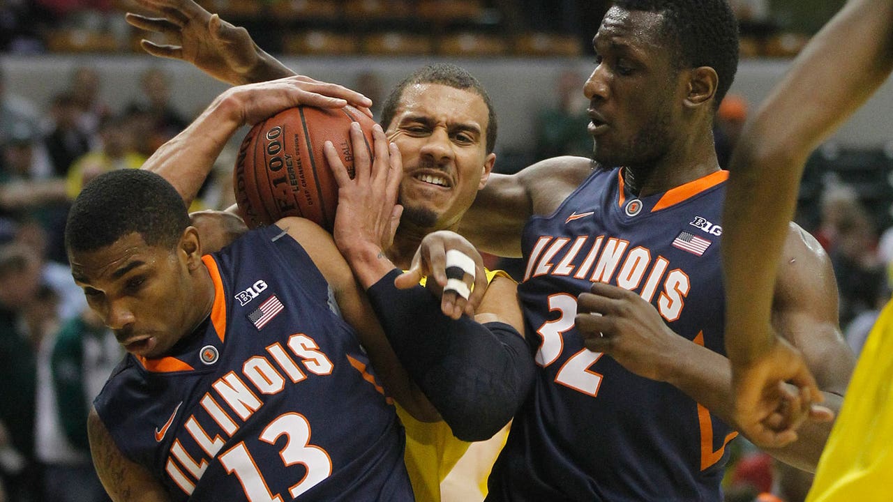 No. 8 Michigan overcomes scare from Illinois in Big 10 quarterfinals